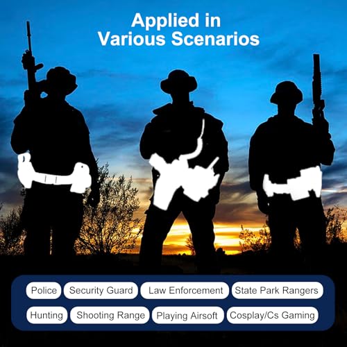 abcGoodefg Police Security Duty Belts Correctional Officers Ultility Cop Costume Belt Law Enforcement for Women Men Hunting