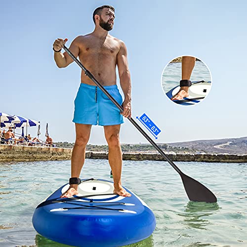 Goplus Inflatable Stand up Paddle Board, 10'/10.5'/11' SUP 6" Thick with Premium Accessories, Adjustable Aluminum Paddle, ...