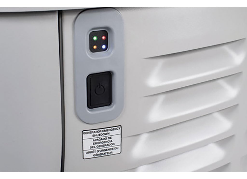Generac 28kW Home Standby Generator for home use with 200 amp transfer switch, built-in cellular connectivity, whole house generator for power backup - Comes With Ecobee Smart Thermostat