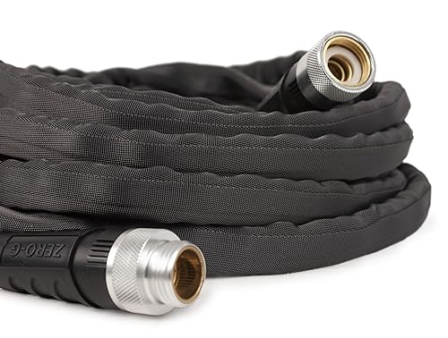 zero-G 4001-50 Lightweight, Ultra Flexible, Durable, Kink-Free Garden Hose, 5/8-Inch by 50-Feet,Black