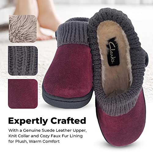 Clarks Women's Knit Scuff Slippers