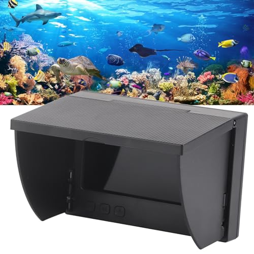 Fishing Camera Video DVR Recording Fish Finder, 4.3 inch LCD Monitor, 190 Degree Rotating View, IP67 Underwater Fishing Ca...