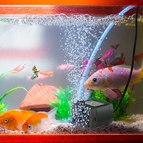 Set of 6 Fountain Pump Mini Small Water for Aquarium 50GPH 3W Submersible Water Quiet Water Fountain Pump with 3.3 ft Tube...