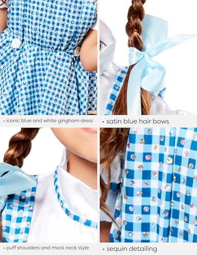 Rubies The Wizard of Oz: Dorothy Sequin Costume Dress for Kids