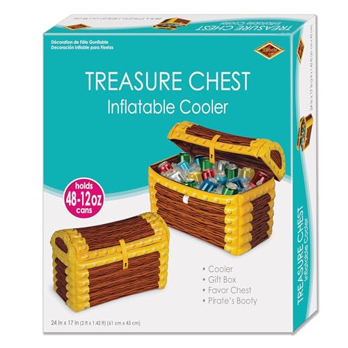 Beistle Inflatable Treasure Chest Cooler Party Accessory