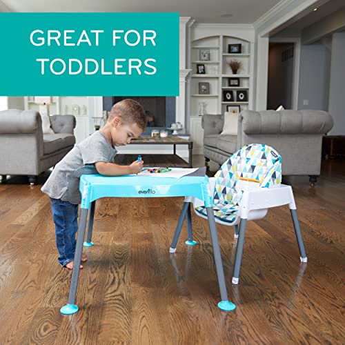 Evenflo Eat and Grow 4-in-1 Convertible High Chair (Prism Triangles)