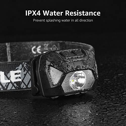 Lepro LE Headlamp Rechargeable, LED Head Lamp with 6 Modes for Camping & Hiking Gear Essentials, IPX4 Waterproof High Lume...