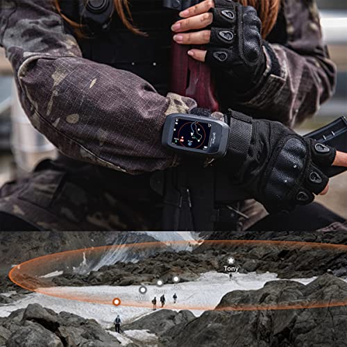 2 Packs GPS Handheld for Hiking Real Time Group Outdoor Exploring Tracking Communication Device Gotele Xquad 03 Off Grid T...