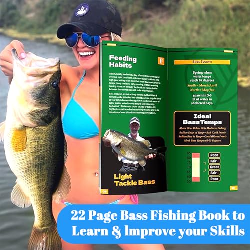 FONMANG 322-Piece Fishing Lures Kit - Buzz Bait/Spinner Baits/Jig/Frog, Fishing Tackle Box with Tackle Included, Soft Bai...