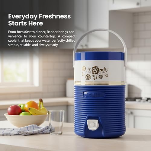 1.2 Gallon Insulated Sports Cooler Water Jug, Beverage Cooler with Flip Lid Pour Spout Perfect for Outdoor & Sports Activity