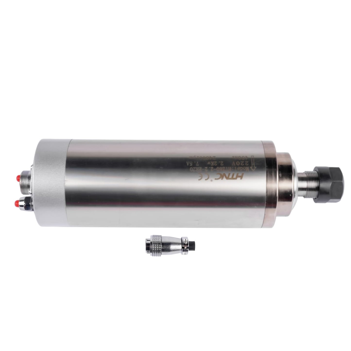Woosphy CNC Spindle CNC Motor Water Cooled Spindle 220V 8A 2.2KW 400Hz 5000-24000 RPM ER20 Replacement for CNC Router Machine
