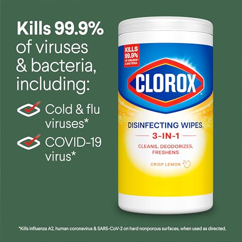 Clorox Disinfecting Cleaning Wipes Variety Pack, 75 Count Each, Pack of 3 (Package May Vary)
