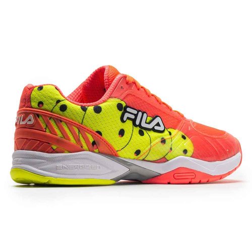 Fila Volley Zone Fiery Coral/White/Safety Yellow 12 B (M)