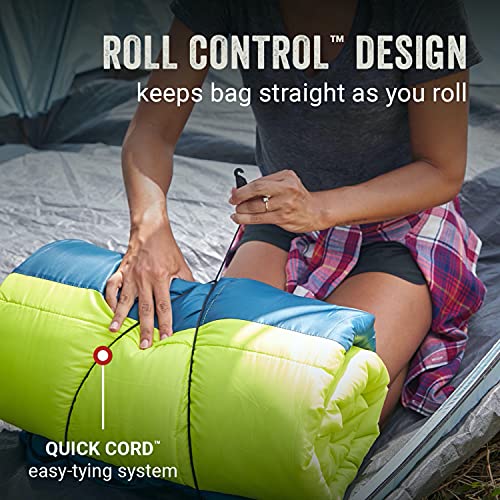 Coleman Kompact Sleeping Bag, Indoor/Outdoor Lightweight Sleeping Bag for Adults, 20°F/30°F/40°F Options for Camping, Hiki...