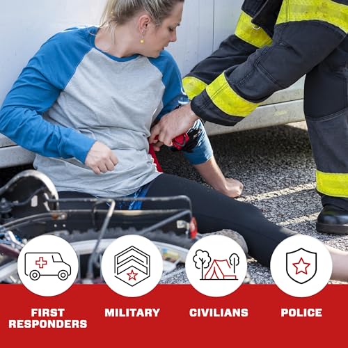 TacMed Solutions Pocket Medical Kit (PMK) with Compressed Gauze, Complete Trauma Kit for First Responders & Emergency Firs...