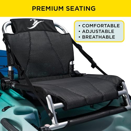 Old Town Ocean Kayak Malibu Pedal Kayak, Solo Sit-on-Top Pedal-Driven Recreational Kayak, 12 ft