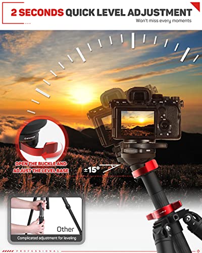 IFOOTAGE Bundle – 65" Carbon Fiber Video Tripod with Centre Pole and 85" Carbon Fiber Mini Jib Crane M1 III, Professional ...