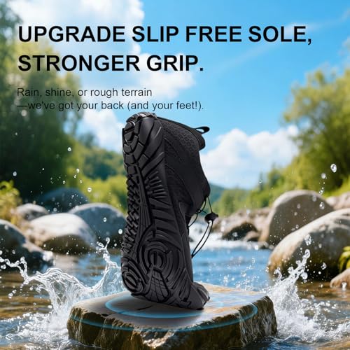 Hike Barefoot Shoes Womens Men Footwear,Pro-Healthy&Non-Slip Water Shoe for Women Men, Wide Toe Running Shoes Boots Sneake...