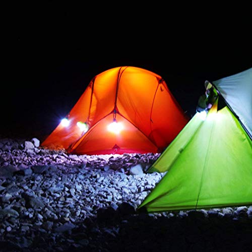 EverBrite 3-Pack Camping Lights - 3 Lighting Modes, Outdoor Portable LED Bulbs Ideal for Kids’ Adventure Activities, Campi...