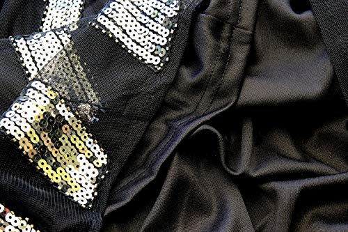 Women 1920S Gatsby Sequin Mermaid Formal Evening Dress with 20s Accessories Costume
