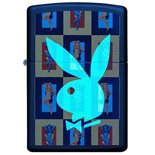 Zippo Playboy Black & White Rabbit Pocket Lighter