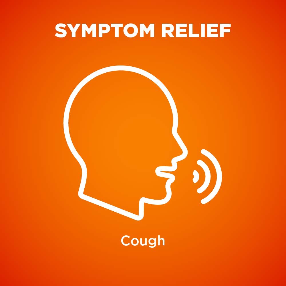 Amazon Basic Care 12 Hour Cough DM Syrup, Extended-Release Dextromethorphan, Orange Flavor Liquid Medicine, 5 fl oz (Pack of 2)