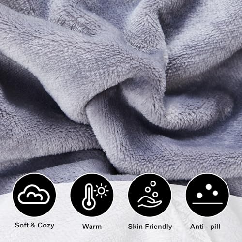 Remagr Flannel Sleeping Bag Liner for Adult, Flannel Fluffy Sheet & Camping Sheet for Winter Warm Thick Sheets for Backpac...