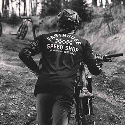FASTHOUSE Classic Outland Long Sleeve Jersey (Black, Medium)