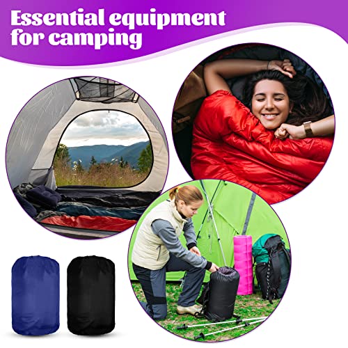 Macarrie 6 Pack Bulk Sleeping Bags for Homeless Donation, 0 Degree Waterproof Sleeping Bags with Compression Sack for Adul...