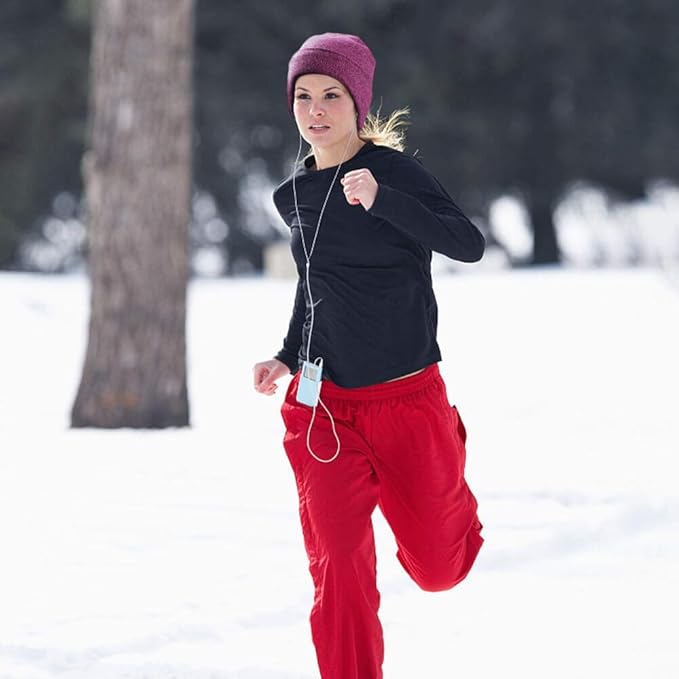 OZERO Winter Beanie Daily Hat - Thermal Polar Fleece Ski Stocking Skull Cap for Men and Women