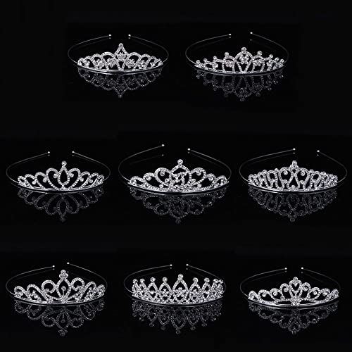 Crystal Wedding Tiaras Rhinestone Headband for Women Royal Bride Hair Accessories(7)