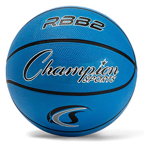 Champion Sports® Rubber Basketballs – Heavy Duty Pro-Style, Indoor/Outdoor Use, Premium Basketball Equipment for Physical ...