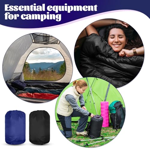 Macarrie 4 Pcs Bulk Sleeping Bags for Homeless Donation Shelter Adults 0 Degree Waterproof Backpack Bags with Compression ...