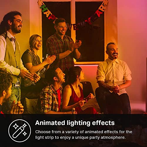 Kasa Smart LED Light Strip, 50 Color Zones RGBIC, 16.4ft Wi-Fi LED Strip Works w/ Alexa, Google Home & SmartThings, High B...