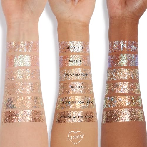 ColourPop Glitterally Obsessed Body Glitter Gel - Multi-Colored Glitter Makeup Made with an Adhesive Gel Formula - Easy to...