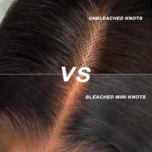 200% Density Deep Wave Wear and Go Glueless Wigs Human Hair Pre Plucked Pre Cut 7x5 HD Lace Front Wigs Pre Bleached Bye Bye Knots Deep Curly Lace Closure Wigs Human Hair for Women 18 Inch