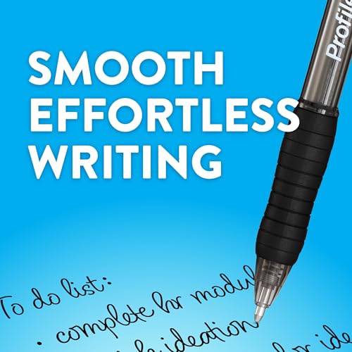 Paper Mate Profile Retractable Ballpoint Pens Bold, 1.4mm, Assorted Colors, 12 Count - Back to School, Home, Office, Teach...