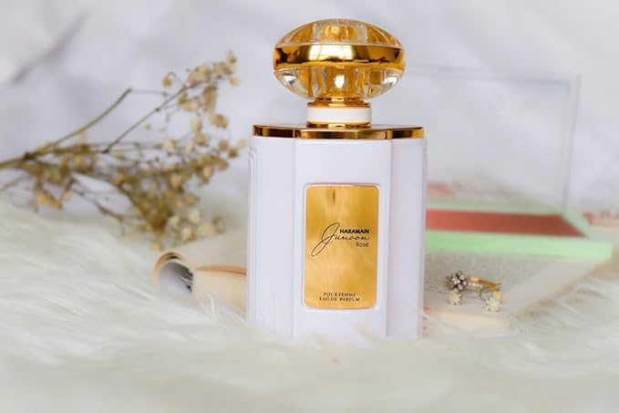 Al Haramain Junoon Rose - Arabian Perfume for Women - Long Lasting Perfume for Women - Floral Fragrances - Eau de Parfum for Women - 2.5 oz