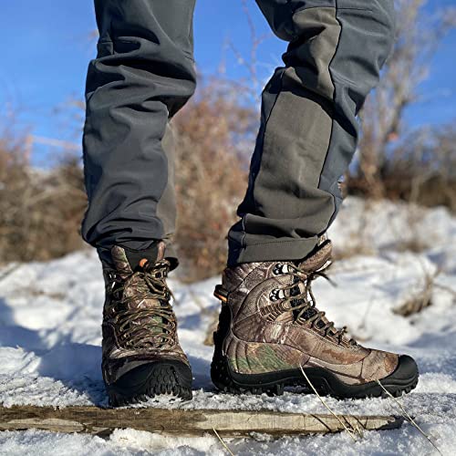 Manfen Men's Thermator Mid-Rise Waterproof Hiking Boots Trekking Outdoor Boots