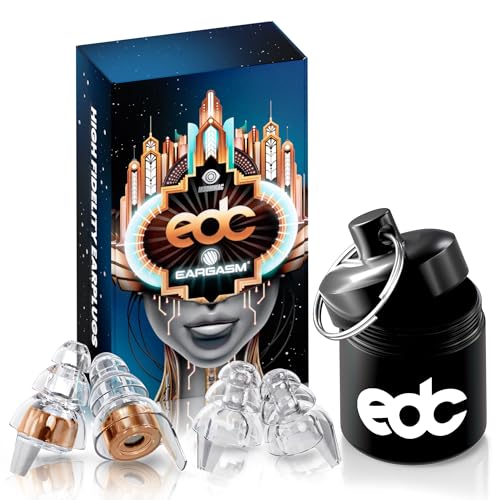 Eargasm High Fidelity Earplugs: EDC 2025 Festival Edition - Noise Reducing Ear-Plugs for Hearing Protection at Music Festi...