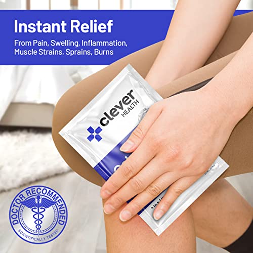 Instant Cold Pack | Disposable Ice Packs - Cold Therapy - for Injuries, Swelling, Inflammation, Muscle Strains, Sprains, P...
