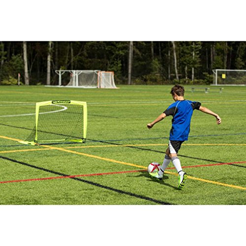 Franklin Sports Blackhawk Backyard Soccer Goal - Portable Pop Up Soccer Nets - Youth + Adult Folding Indoor + Outdoor Goal...