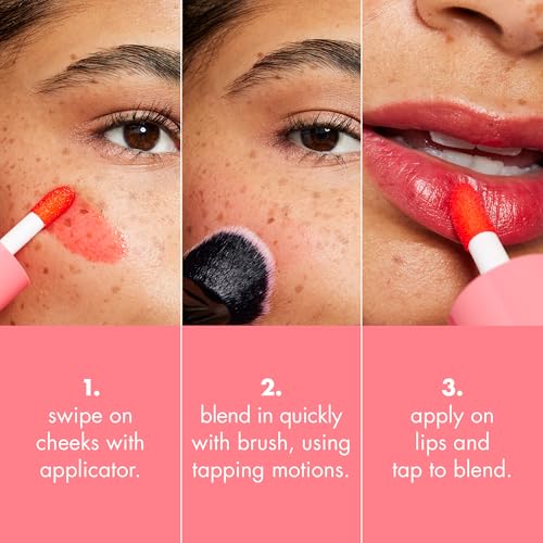 e.l.f. Sheer For It Blush Tint, Multi-Use, Long-Lasting Lip & Cheek Makeup, Creates A Natural Flush Finish, Vegan & Cruelt...