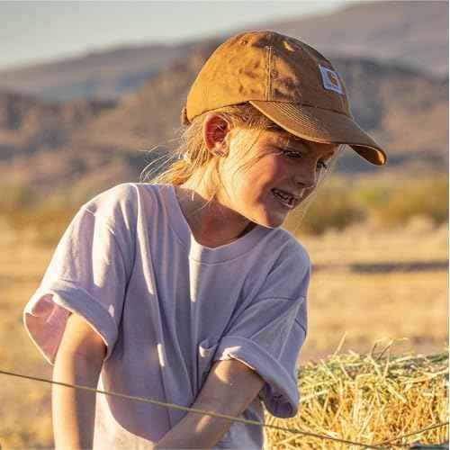Carhartt Boys' Signature Canvas Baseball Cap Hat