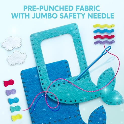 Klever Kits 7 Sewing Projects- My First Kids Sewing Kit- Easy DIY Arts and Crafts for Girls, Craft Kits, Birthday Gifts fo...