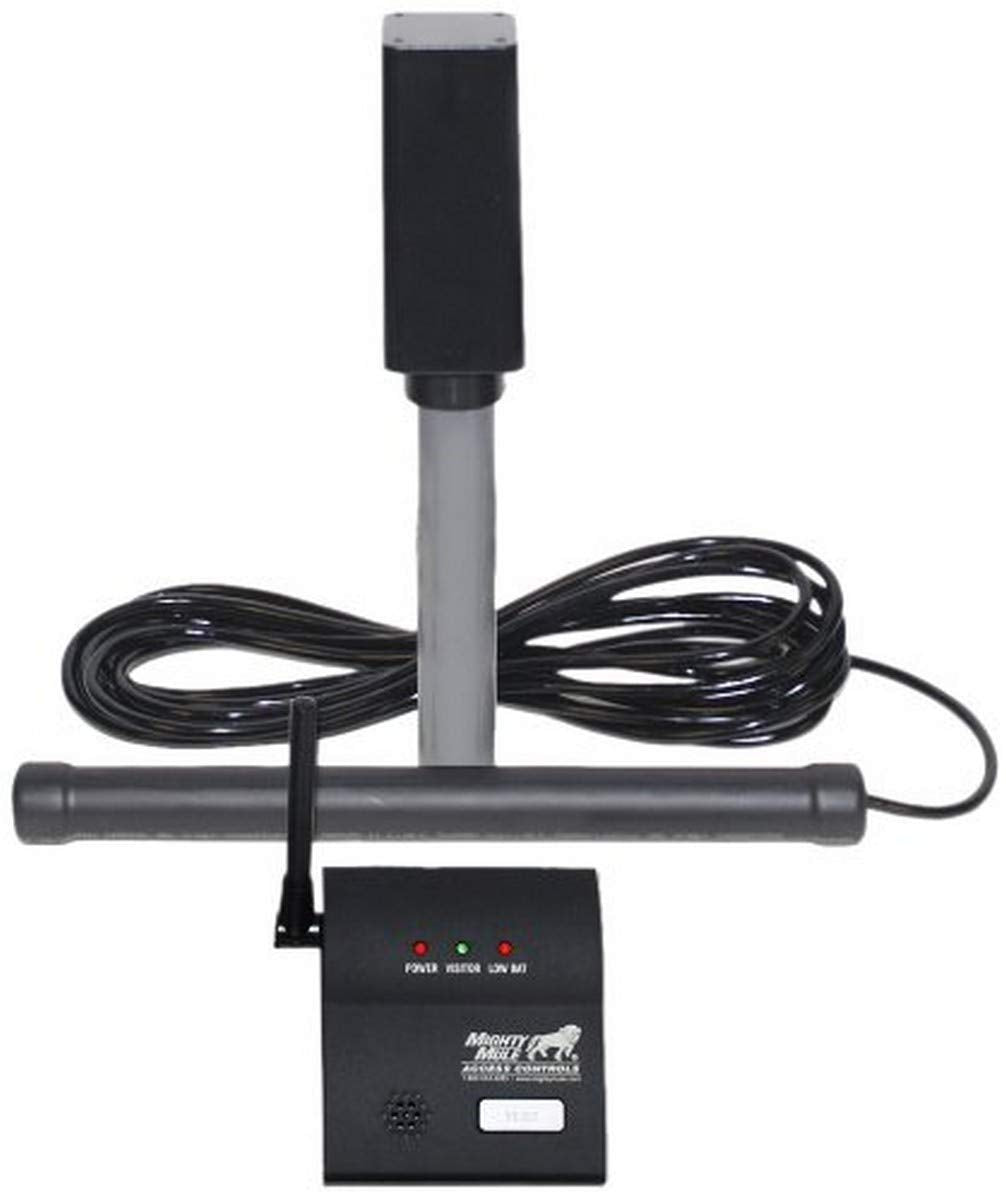 Mighty Mule Wireless Driveway Alarm (FM231) & Interior Wireless Driveway Alarm Additional Base Station (FM231-R), Black