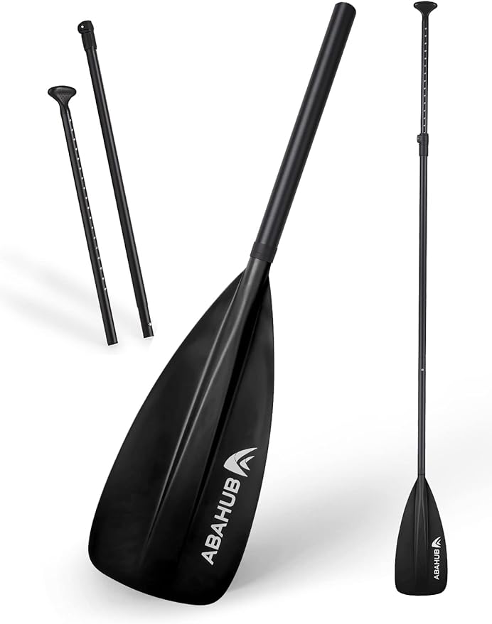 Abahub SUP Paddle - 3 Piece Adjustable Paddles - Lightweight Stand-up Paddle Oars for Paddleboard, Adjustable Aluminum All...