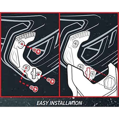 Rawlings | MACH Adjust Face Guard | Adjustable Extension Piece | Fits Mach Series Helmets | Matte| LHB & RHB Options