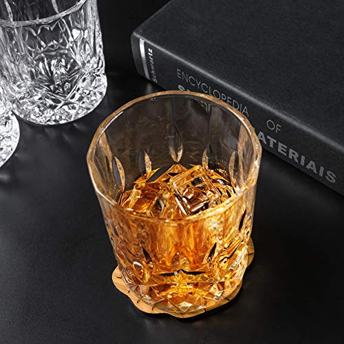 KANARS Old Fashioned Whiskey Glasses with Luxury Box - 10 Oz Rocks Barware For Scotch, Bourbon, Liquor and Cocktail Drinks...