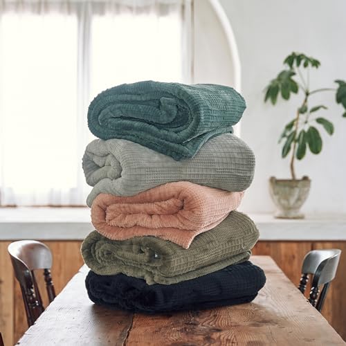 Texciting Heated Blanket Electric Blanket Throw 50''X60''-Heating Blanket with 9 Heat Settings-2-10 Hours Auto Off,ETL Cer...